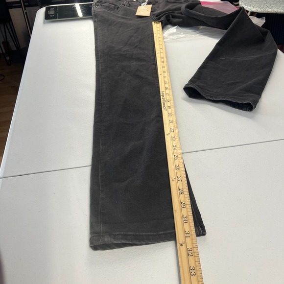 BKE Payton Straight Jeans Womens 25 Black Denim Cotton Stretch Universal Fit - Picture 11 of 16